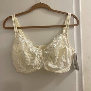 New With Tags!!! Chantelle Bra 36G Cream